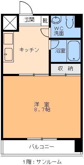 グレイスパル木屋町の間取り