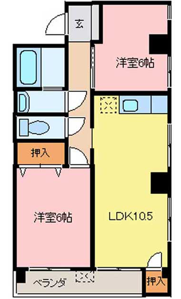 アリュール石垣の間取り