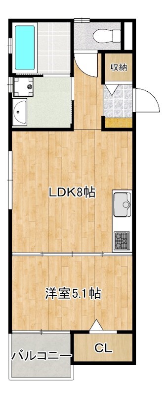 T-Regno鳥栖の間取り