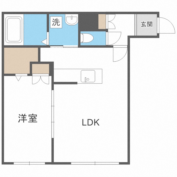 カヌレの間取り