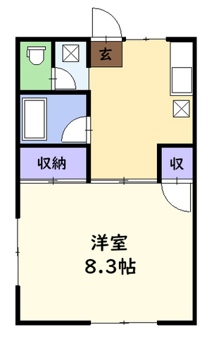 ノースフィールドA棟の間取り