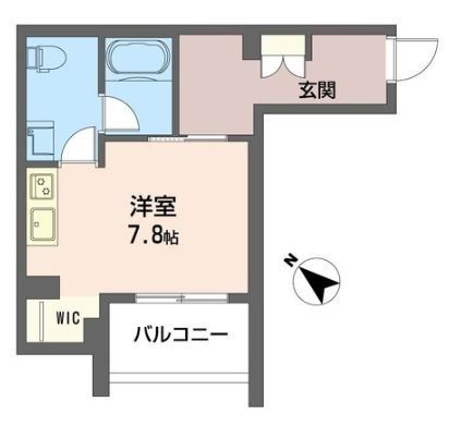 【藤沢市片瀬海岸のマンションの間取り】