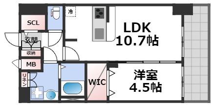 ベイサイドパークOSAKAサウスレジデンシスの間取り