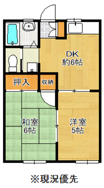 コーポエクセルの間取り