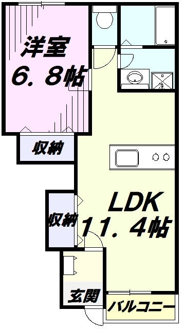 モンターニアの間取り