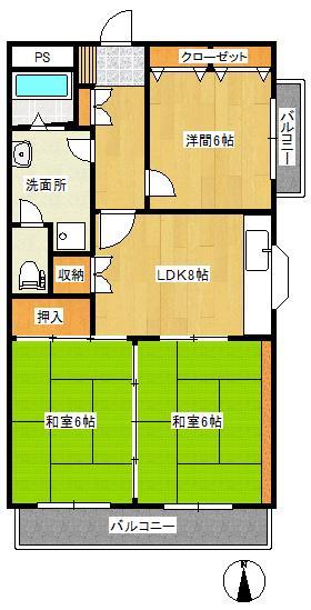 ロイヤルサルーン真鶴の間取り