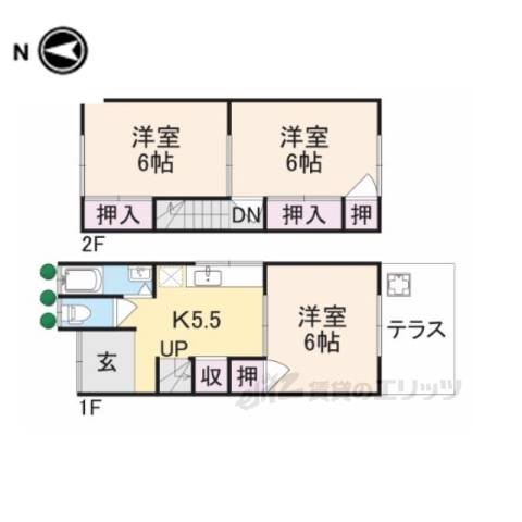 枚方市印田町のその他の間取り