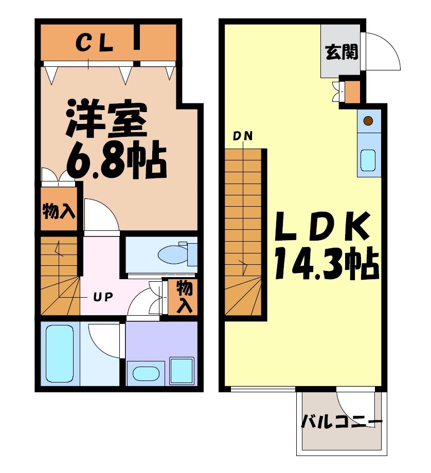 plus M KAKUOZAN Iの間取り