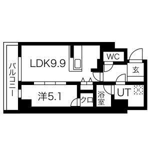 プレール・ドゥーク菊川の間取り