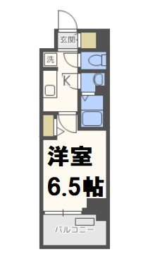 プレサンス梅田北ディアの間取り