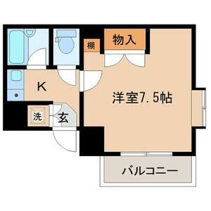 仙台市青葉区八幡のマンションの間取り