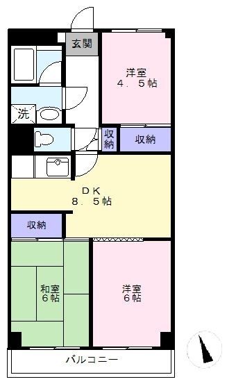 ラフィーヌ・メイプルの間取り