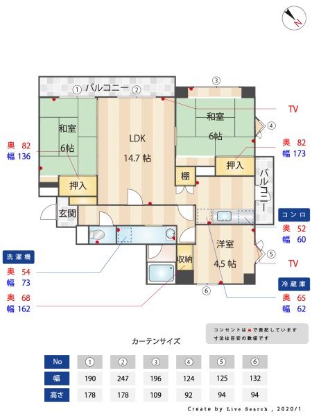 パークハイム東光寺の間取り