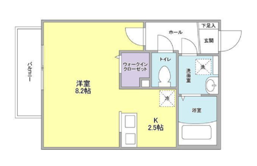 グランドールメゾンの間取り