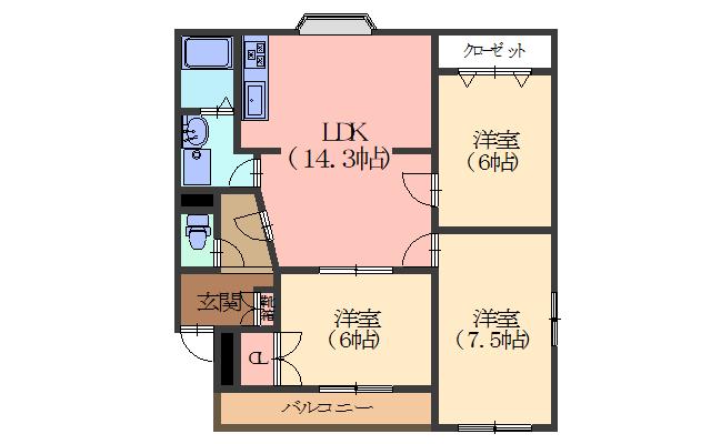 第二栄和ビルの間取り