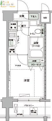 ハーモニーレジデンス羽田WESTの間取り