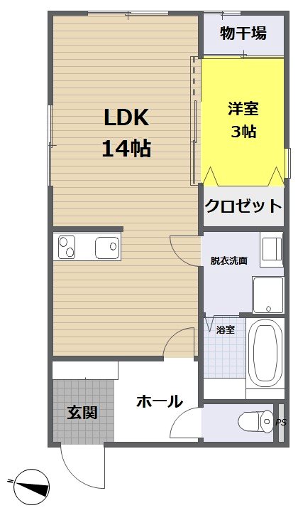 Mon　Reve（モン・レーヴ）の間取り