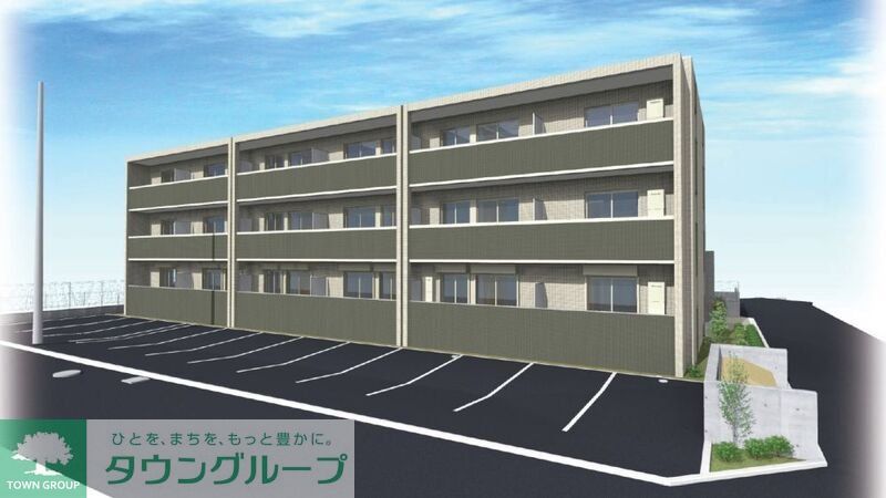 【茅ヶ崎市小和田のマンションの建物外観】