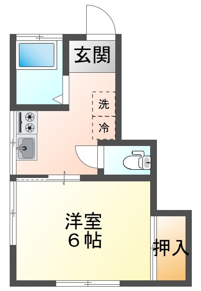 ハイム諸星の間取り