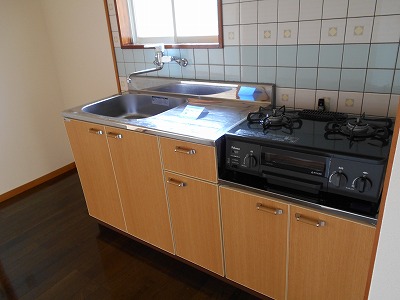 キッチン　ガスコンロ対応