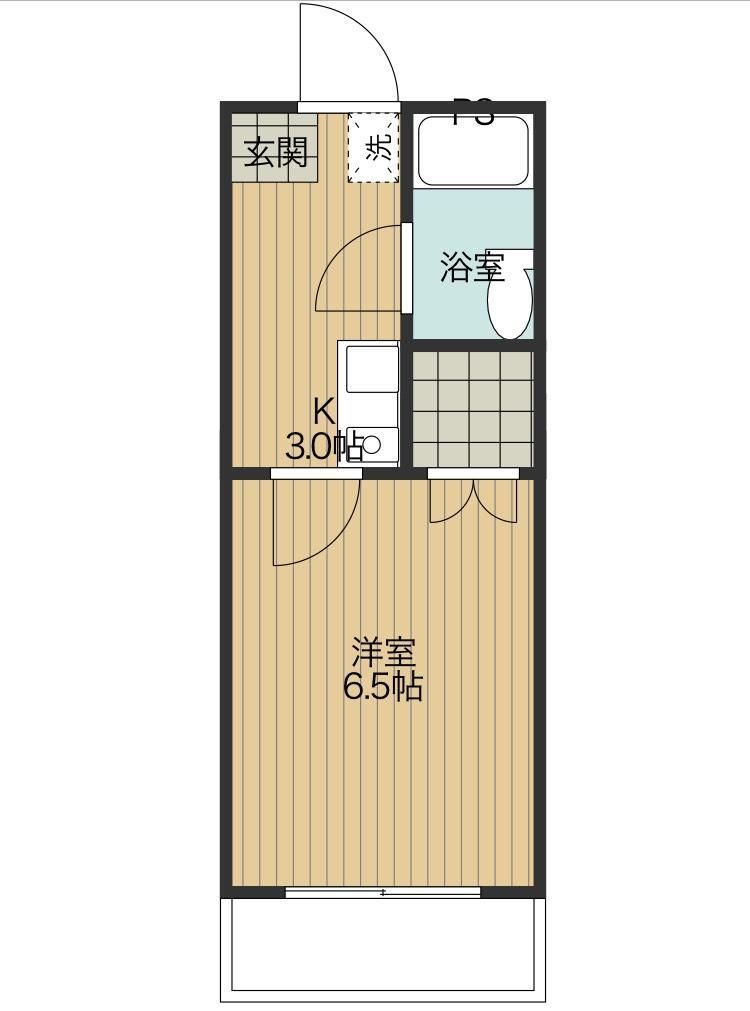 きくかわマンションの間取り