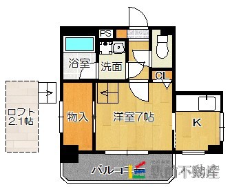 古賀市今の庄のマンションの間取り