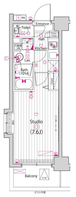 ガーラ・ヴィスタ横浜鶴見の間取り