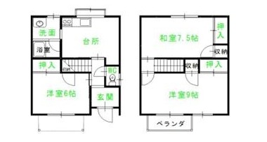 【ミニハウスの間取り】