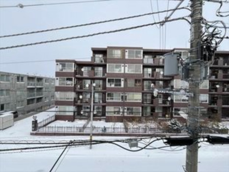 【札幌市白石区平和通のマンションの眺望】