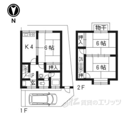 【京都市右京区太秦青木ケ原町のその他の間取り】