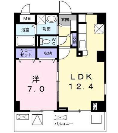 Fiore水無瀬　4Fの間取り