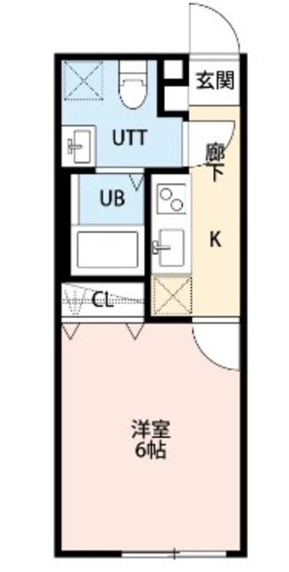 ララフラッツ 柏 藤心の間取り