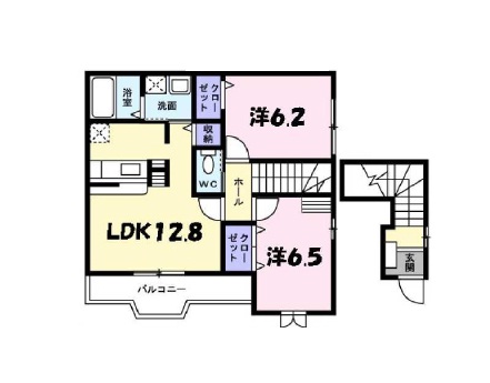 ヴィオラ花山の間取り