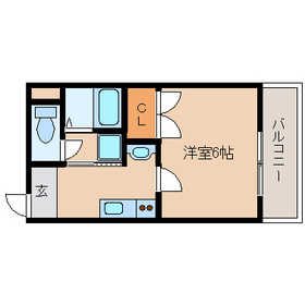 尼崎市建家町のマンションの間取り