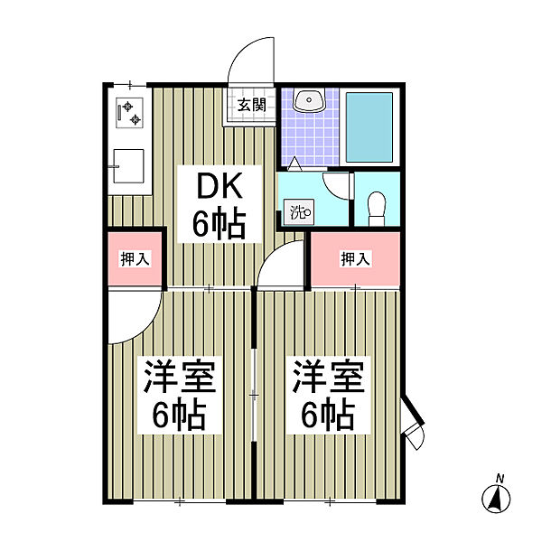 セントラル荒幡の間取り