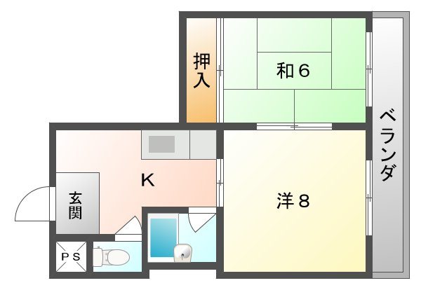 さくらハイツIIの間取り