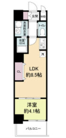 LIVE FLAT桜宮の間取り