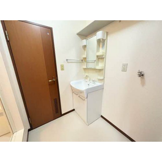 洗面設備　シャワー付き洗面台