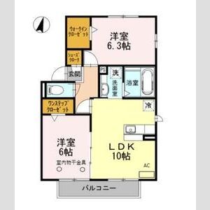 アムールIIの間取り写真