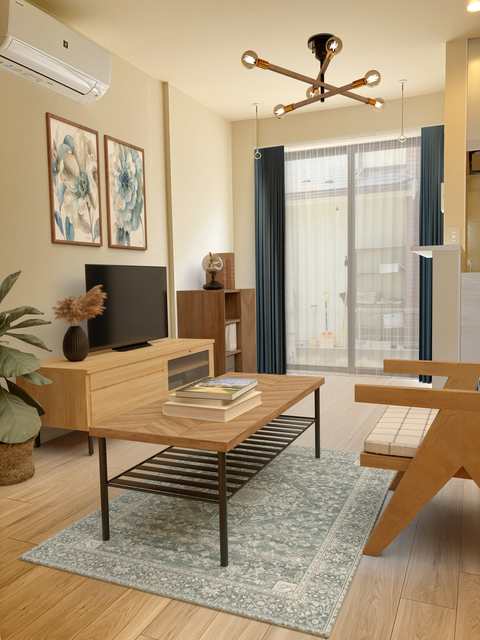 居室・リビング　写真はイメージです。実際の物件には家具家電等は設置されており