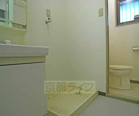 洗面設備　大きな洗濯板