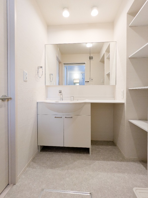 洗面設備　図面と現状に相違がある場合には現状を優先