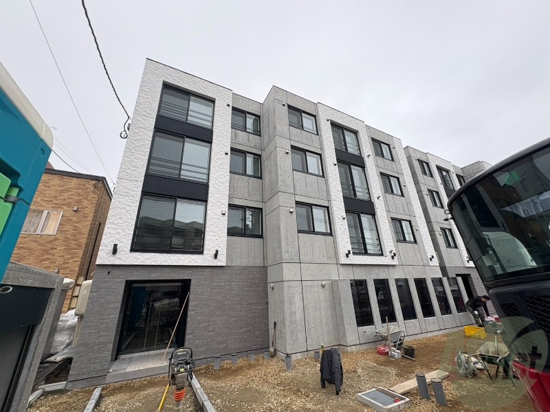 建物外観　完成予想パース　白石区栄通９「仮）ラ・シュエット栄通Ａ」