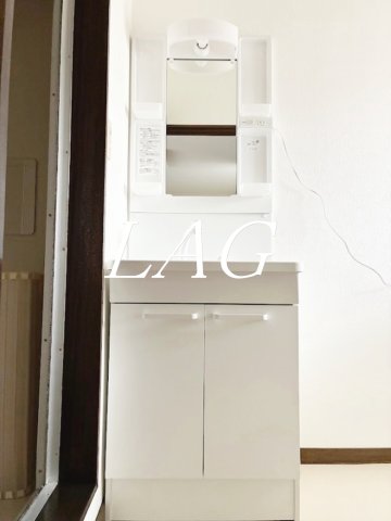 洗面設備　洗面台です。