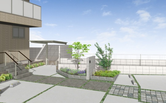 眺望　旭化成施工ヘーベルハウスZEH物件