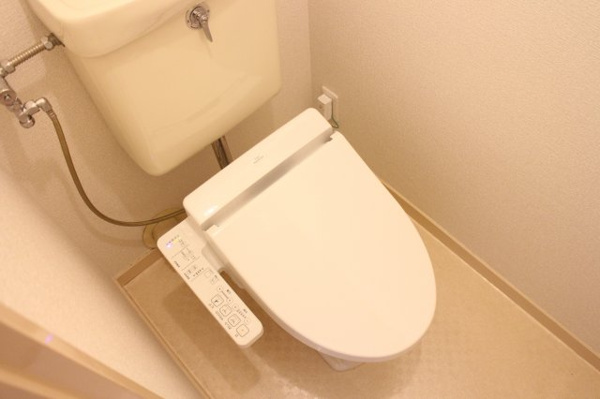 トイレ　落ち着いた色調のトイレです