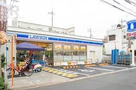 コンビニ　ローソン新枚方岡東町店（コンビニ）まで645m
