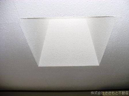 バルコニー　ベランダはありていますませんが天窓が付い