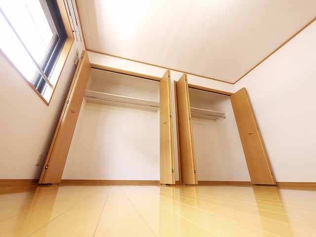 収納　たっぷりとした収納スペースです