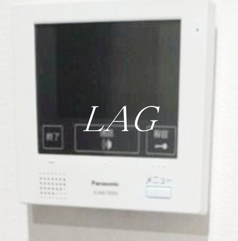 セキュリティ　モニター付きインターフォンです。